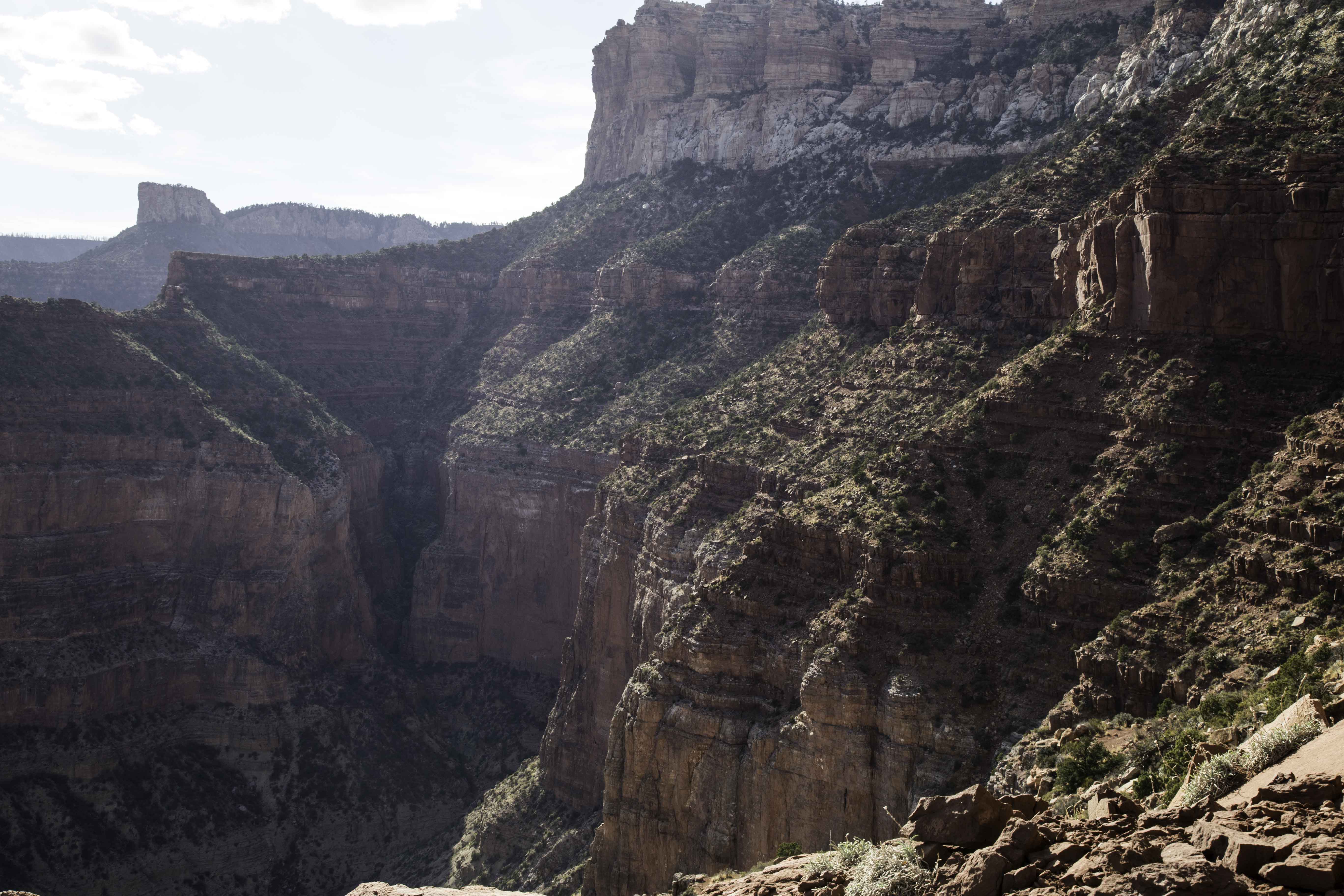 Looking back at the upper section of the trail